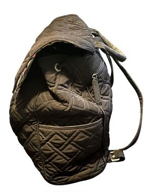 Vera Bradley Black Quilted Drawstring Bag